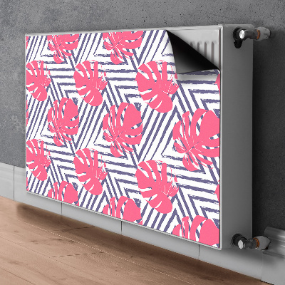 Magnetiskt radiatorskydd Rosa löv
