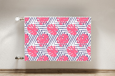 Magnetiskt radiatorskydd Rosa löv
