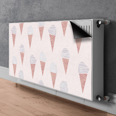 Magnetiskt radiatorskydd Glass i en strut