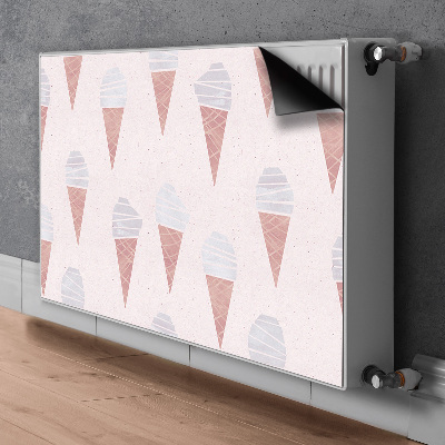 Magnetiskt radiatorskydd Glass i en strut
