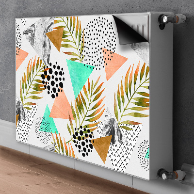 Magnetiskt radiatorskydd Prickar och löv
