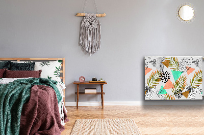 Magnetiskt radiatorskydd Prickar och löv