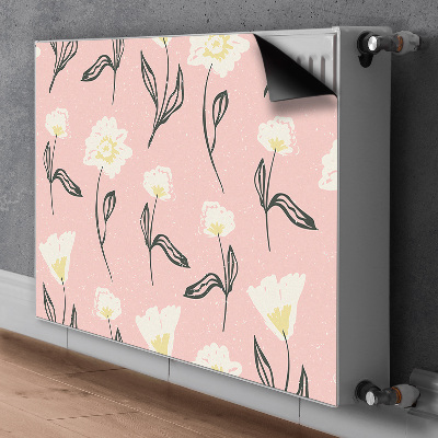 Magnetiskt radiatorskydd Fina blommor