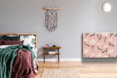 Magnetiskt radiatorskydd Fina blommor