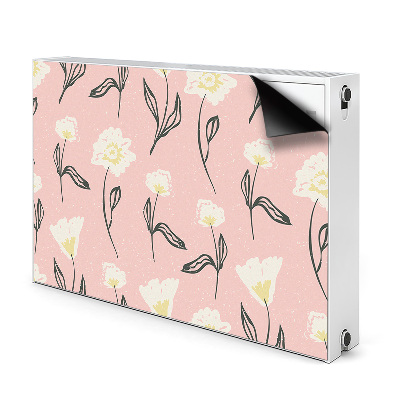 Magnetiskt radiatorskydd Fina blommor