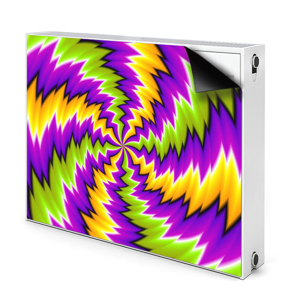 Magnetiskt radiatorskydd Vortexabstraktion