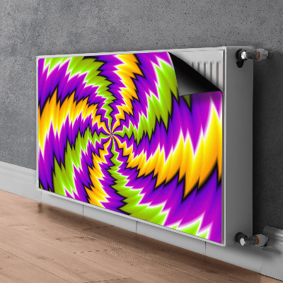 Magnetiskt radiatorskydd Vortexabstraktion