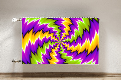 Magnetiskt radiatorskydd Vortexabstraktion