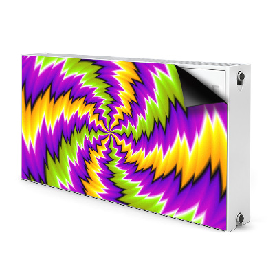 Magnetiskt radiatorskydd Vortexabstraktion