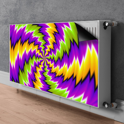 Magnetiskt radiatorskydd Vortexabstraktion