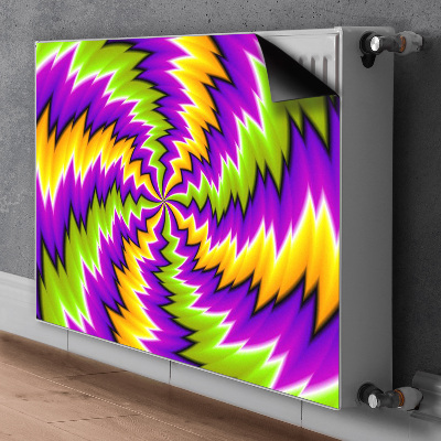 Magnetiskt radiatorskydd Vortexabstraktion