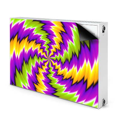 Magnetiskt radiatorskydd Vortexabstraktion