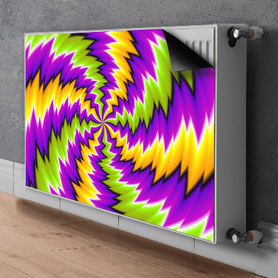 Magnetiskt radiatorskydd Vortexabstraktion