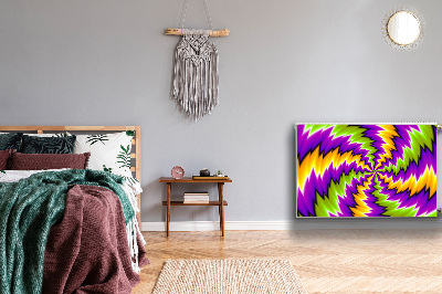 Magnetiskt radiatorskydd Vortexabstraktion