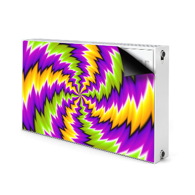 Magnetiskt radiatorskydd Vortexabstraktion
