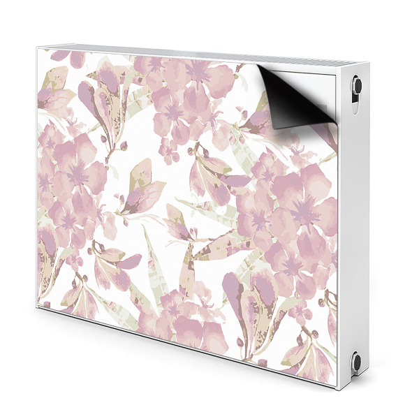 Magnetiskt radiatorskydd Hibiskus ljusrosa