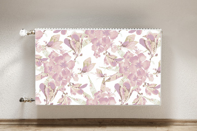 Magnetiskt radiatorskydd Hibiskus ljusrosa