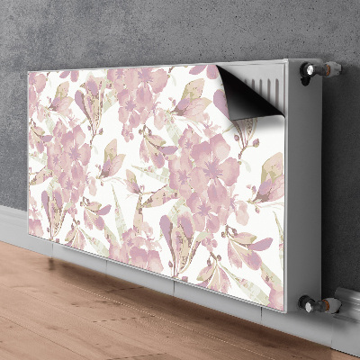 Magnetiskt radiatorskydd Hibiskus ljusrosa