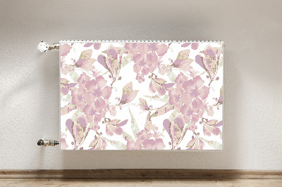 Magnetiskt radiatorskydd Hibiskus ljusrosa