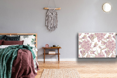 Magnetiskt radiatorskydd Hibiskus ljusrosa