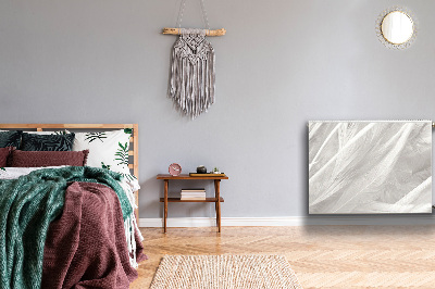 Magnetisk radiatorkåpa Vackra vita fjädrar