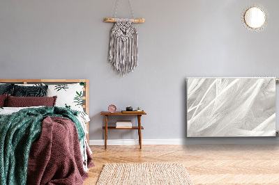 Magnetisk radiatorkåpa Vackra vita fjädrar