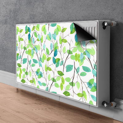 Magnetiskt radiatorskydd Gröna kvistar
