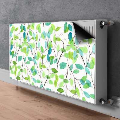 Magnetiskt radiatorskydd Gröna kvistar