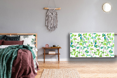 Magnetiskt radiatorskydd Gröna kvistar
