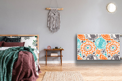 Magnetiskt radiatorskydd Pastellblommor