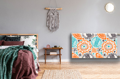 Magnetiskt radiatorskydd Pastellblommor