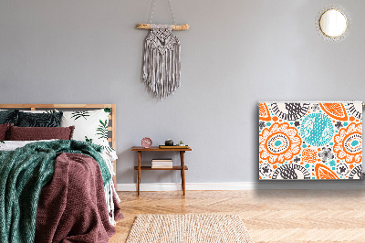 Magnetiskt radiatorskydd Pastellblommor