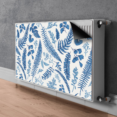 Magnetisk radiatorkåpa Blå ormbunke