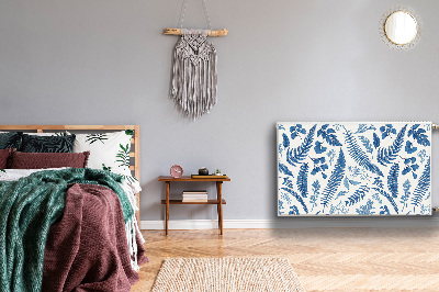 Magnetisk radiatorkåpa Blå ormbunke