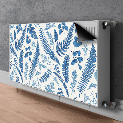 Magnetisk radiatorkåpa Blå ormbunke