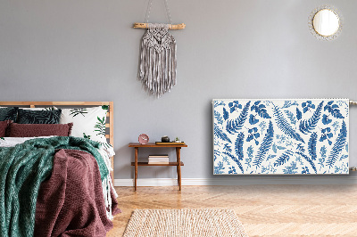 Magnetisk radiatorkåpa Blå ormbunke