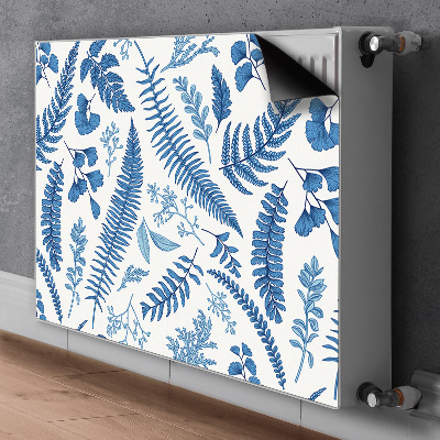 Magnetisk radiatorkåpa Blå ormbunke
