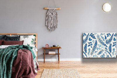 Magnetisk radiatorkåpa Blå ormbunke