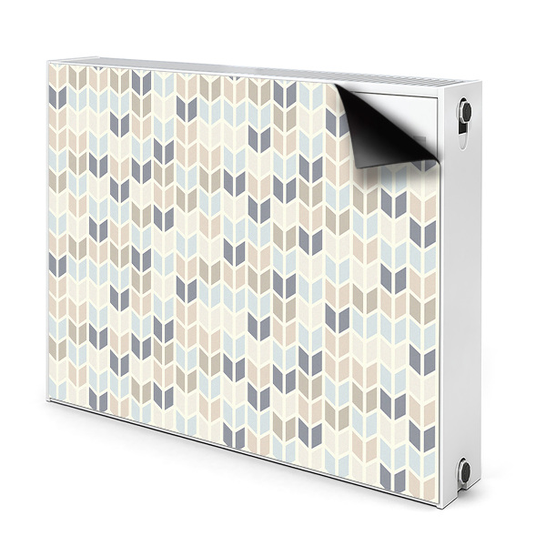 Magnetiskt radiatorskydd Geometrisk textur