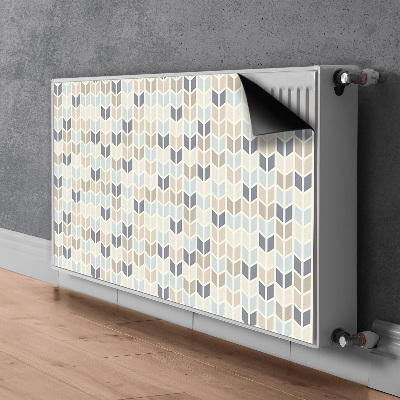 Magnetiskt radiatorskydd Geometrisk textur