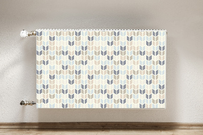 Magnetiskt radiatorskydd Geometrisk textur