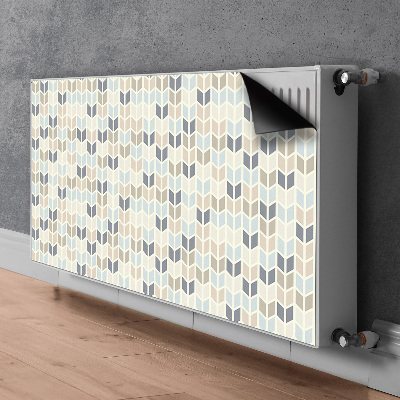 Magnetiskt radiatorskydd Geometrisk textur