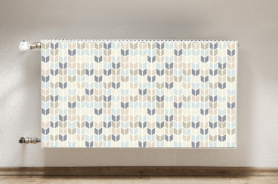 Magnetiskt radiatorskydd Geometrisk textur