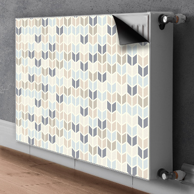 Magnetiskt radiatorskydd Geometrisk textur
