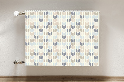 Magnetiskt radiatorskydd Geometrisk textur