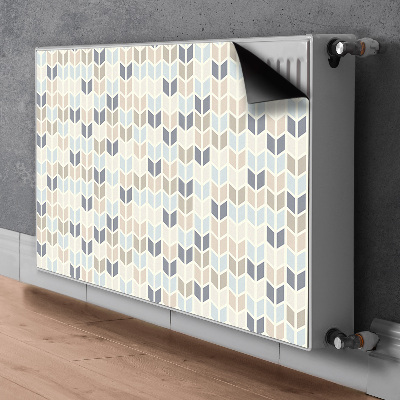 Magnetiskt radiatorskydd Geometrisk textur