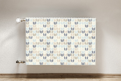 Magnetiskt radiatorskydd Geometrisk textur