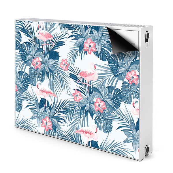 Magnetiskt radiatorskydd Flamingos och fläckar