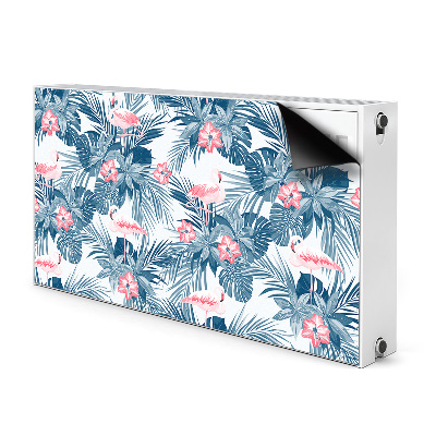 Magnetiskt radiatorskydd Flamingos och fläckar