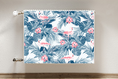Magnetiskt radiatorskydd Flamingos och fläckar